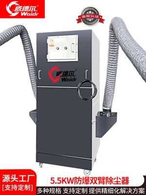 威德尔5.5KW防爆多管净化除尘设备