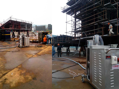 建筑工地吸铁屑灰尘用交直流两用吸尘器